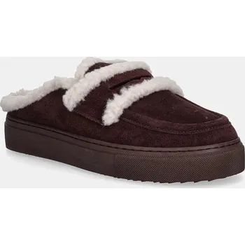 Dámská obuv Semišové papuče Inuikii Mule Wool 1004.017.0011.518 červená 92X, EUR 36