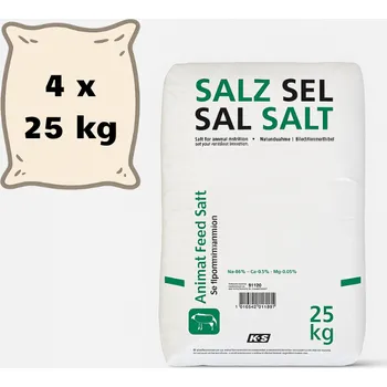 Krmivo pro hospodářské zvíře Krmná sůl – kamenná sůl do krmných směsí a pro hospodářská zvířata Množství: 100 Kg