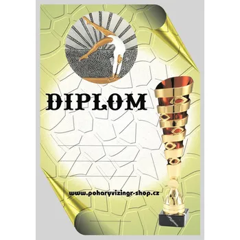 Gymnastika diplom A4 č.16