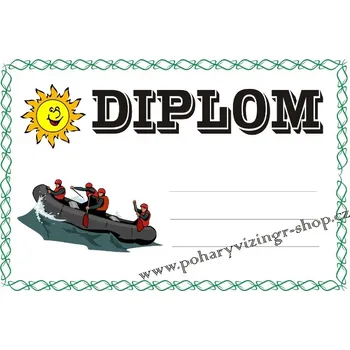 Rafting diplom A4 č.15