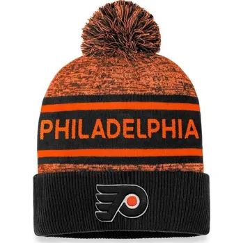 Čepice Fanatics Kulich Philadelphia Flyers 23 Authentic Pro Rink Heathered Cuffed Pom