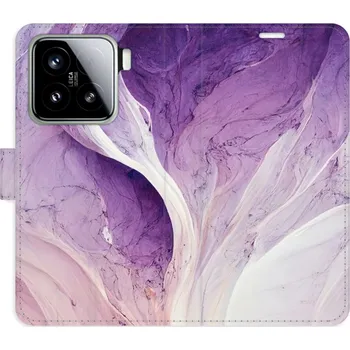 Pouzdro na mobilní telefon Flipové pouzdro iSaprio - Purple Paint - Xiaomi 15