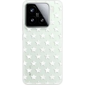 Pouzdro na mobilní telefon Odolné silikonové pouzdro iSaprio - Stars Pattern - white - Xiaomi 15