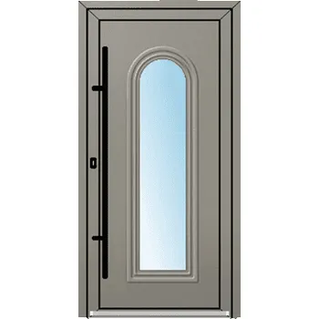 Vchodové dveře OknaDvereNaMiru.cz Vchodové plastové dveře 3D Marina – standardní termín výroby 90 x 190 cm