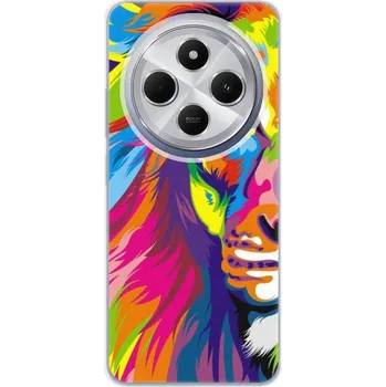 Pouzdro na mobilní telefon Odolné silikonové pouzdro iSaprio - Rainbow Lion - Xiaomi Redmi 14C / Poco C75