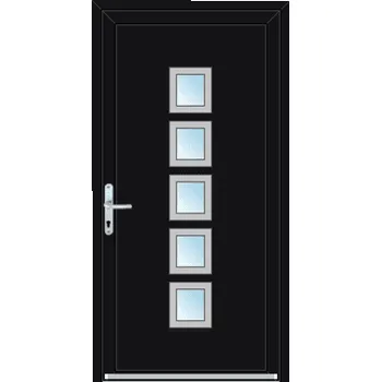 Vchodové dveře OknaDvereNaMiru.cz Vchodové plastové dveře INOX 2012 – standardní termín výroby 80 x 185 cm