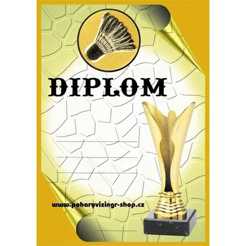 Badminton diplom A4 č.19