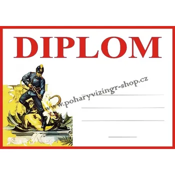 Hasiči diplom A4 č.5