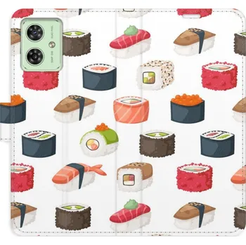 Pouzdro na mobilní telefon Flipové pouzdro iSaprio - Sushi Pattern 02 - Motorola Moto G54 5G / G54 5G Power Edition