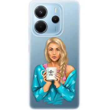 Pouzdro na mobilní telefon Odolné silikonové pouzdro iSaprio - Coffe Now - Blond - Xiaomi Redmi Note 14