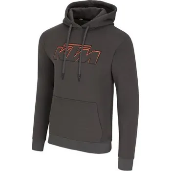 Pánská mikina KTM ESSENTIAL HOODIE DARK GREY Šedá L