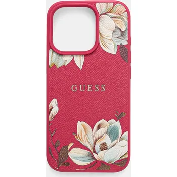 Pouzdro na mobilní telefon Obal na telefon Guess iPhone 16 Pro GUHMP16LPGNMPLMF růžová 30X, vel. ONE SIZE