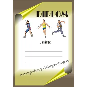 Atletika diplom A4 č.15