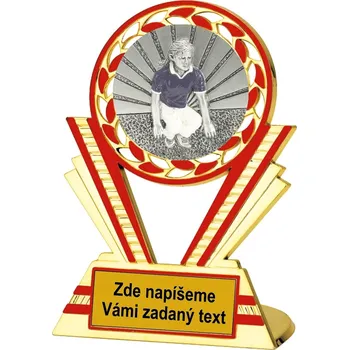 VIZINGR Pétanque žena plaketa Q130.06-K092