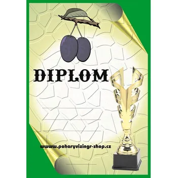 Švestky diplom A4 č.3