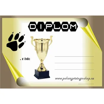 Kynologie diplom A4 č.54