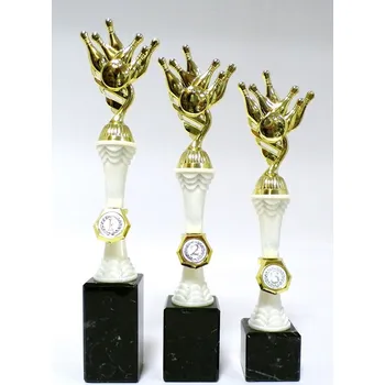 Bowling trofeje s pořadím 123-P417