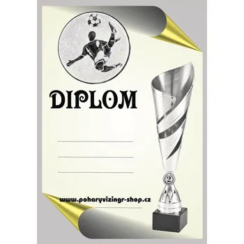 Nohejbal diplom A4 č.21