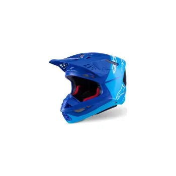 Helma na motorku Mx Helma Alpinestars Supertech M10 Flood Helmet ECE Met Blue 26, Velikost L (59-60cm)