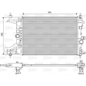 Chladič motoru Chladič, chlazení motoru VALEO 701594