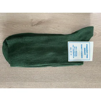 Pánské ponožky Zdeněk BARTES (Třebíč) Ponožky ze 100% bavlny - citlivý svěr lemu Barva: Zelená, Velikost: 28-29 (42-43)