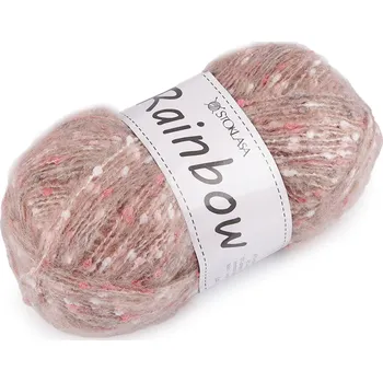 Příze Pletací příze mohérová Rainbow 100 g