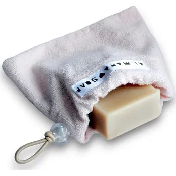 Mýdlo Almara Soap Textilní sáček na mýdlo Růžová