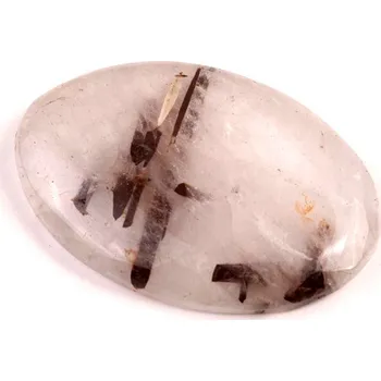 Korálek Kabošon Black Rutile č.2127 (38x26x6mm)