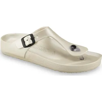 Dámská zdravotní obuv Grubin pantofle Takoma light syntetická dámská obuv zlatá 3933700 Velikost obuvi: 39, Barva obuvi: Zlatá