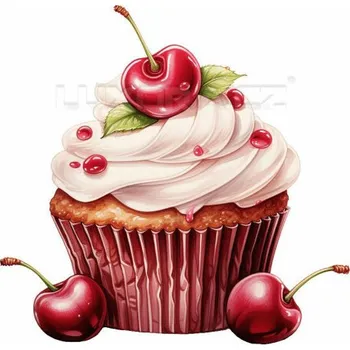 Nášivka Nažehlovačka Cupcake - 6 x 6 cm