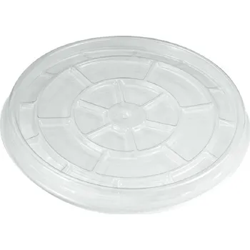 Jednorázové nádobí Víčko PP pro misky termo 450 ml kulaté transparent - 100 ks
