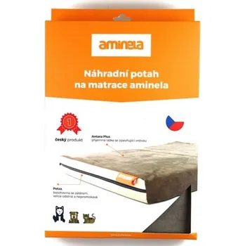 Pelíšek pro psa Potah na matraci Aminela - 120x80x10cm half and half šedá/šedá