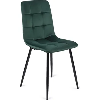 Jídelní židle JAKS Jídelní židle zelená velur Peru