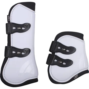 Koňské kamaše Sada šlachovek QHP, bílé, Pony