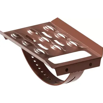 KROK - Stoupací nášlap na střechu - kominický stupeň pro jednu nohu, hnědá
