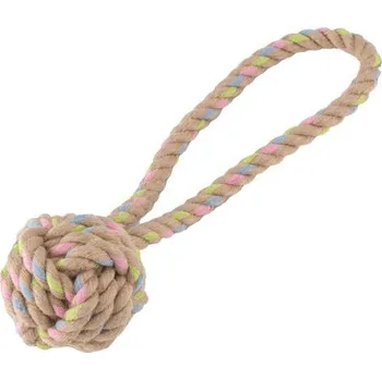 Hračka pro psa Beco Hemp Rope Ball on Loop Hračka pro psy M