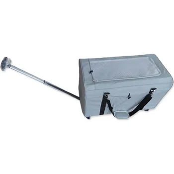 přepravka pro zvíře Přepravní box 76x38x46cm šedý