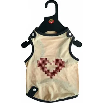 Obleček pro psa Obleček Heart 30 béžový
