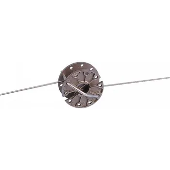 Napínák drátu pro elektrický ohradník, průběžný, kolečkový