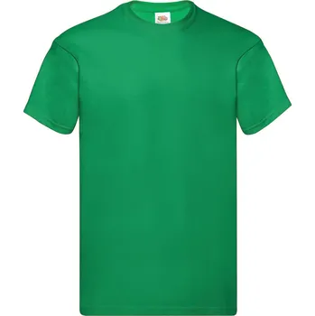 Pánské tričko Fruit of the Loom Pánské tričko Original T Velikost: XL, Barva: středně zelená