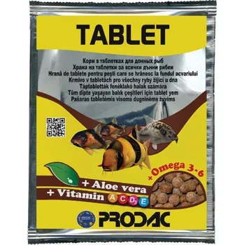 Krmivo pro rybičky Prodac - Tablet, 12g/sáček