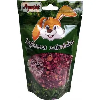Pro hlodavce Apetit - ZAJÍCOVA ZAHRÁDKA - Okvětní lístky růží 24g