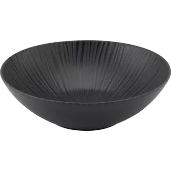 Talíř Miska Vesuvio Black 24 cm, černá