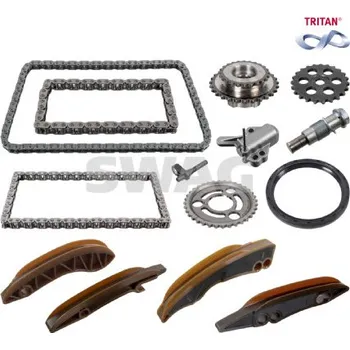Rozvod motoru Sada rozvodového řetězu SWAG 33 10 4296