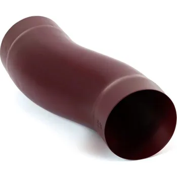 okap Koleno soklové pozink 120 ral 3009 červené lisovan