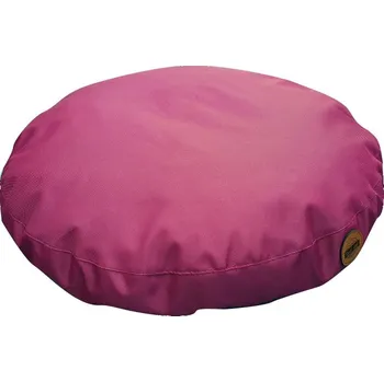 Pelíšek pro psa REDANT Pelech pro psy Polštář kulatý Puff Bordó