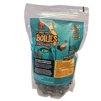 Boilies Big mama carp Hotové boilies Crazy Food Mrtvý Losos 20 mm 800 g