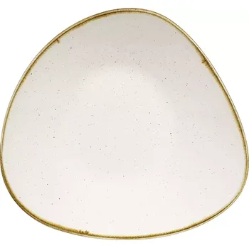 Talíř CHURCHILL Stonecast Barley White talíř hluboký, trojúhelníkový, délka: 210 mm