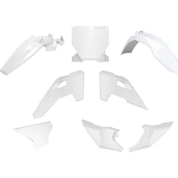Sada plastů HUSQVARNA TC 85 '25 (bílá), RACETECH (RTECH)
