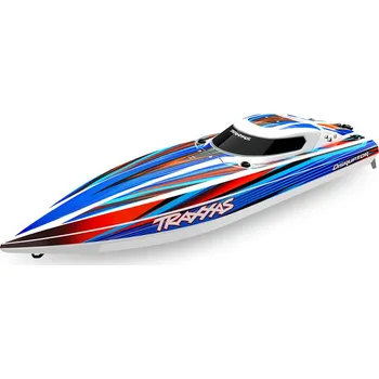 RC model lodě RC loď Traxxas Distruptor 4S modrý